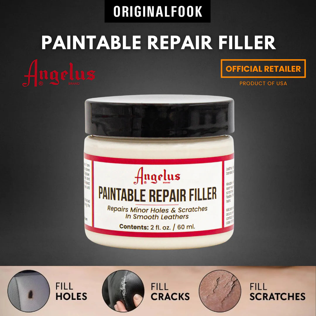 Angelus Paintable Repair Filler - Reparador Profesional de Cuero (2oz / 60ml)