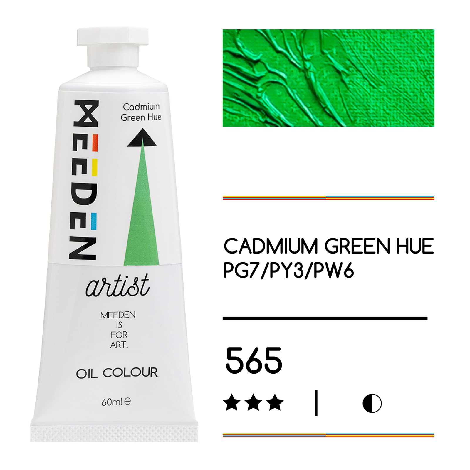Pintura al Óleo MEEDEN Artist - Tubo 60ml (Colores Individuales)