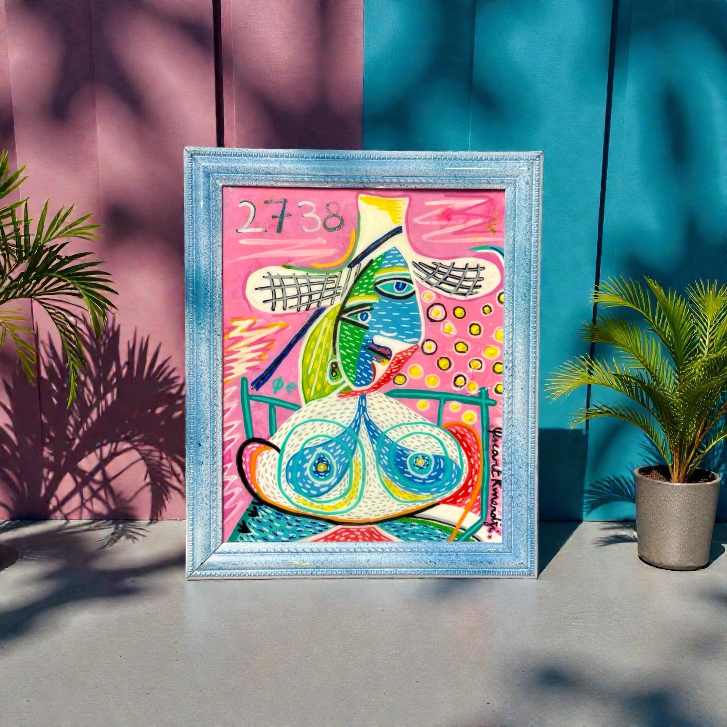 2738 – Blue Frame Muse