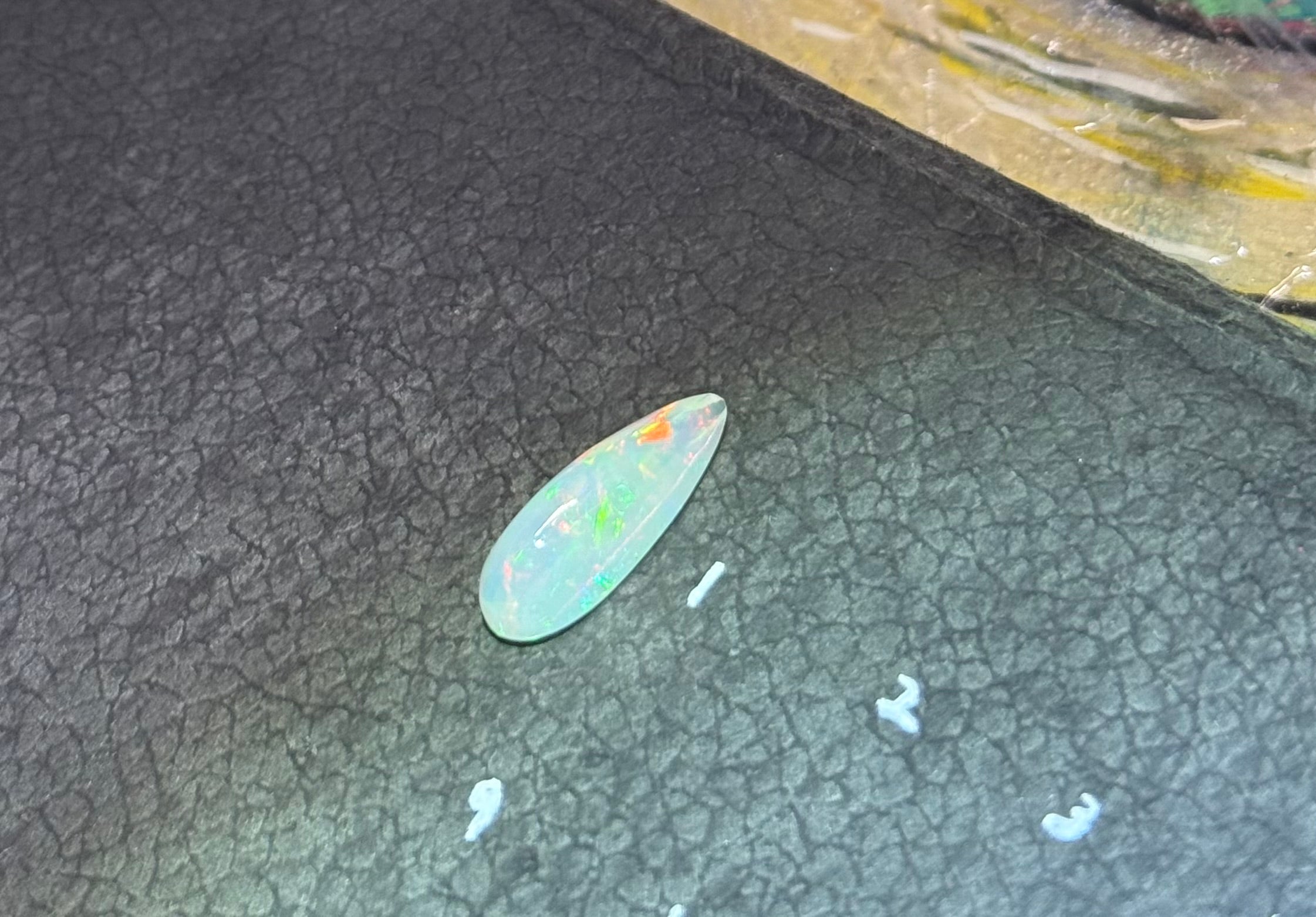 Large Ethiopian Welo Opal – Teardrop Cabochon | Natural Loose Gemstone ($179.99)