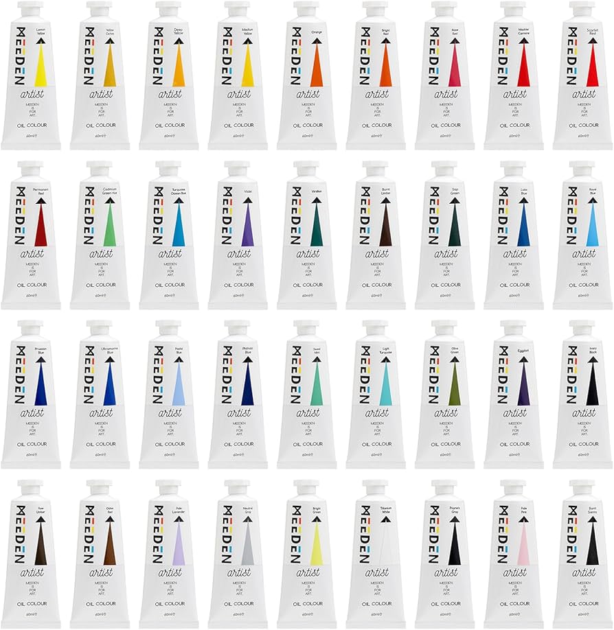 Pintura al Óleo MEEDEN Artist - Tubo 60ml (Colores Individuales)