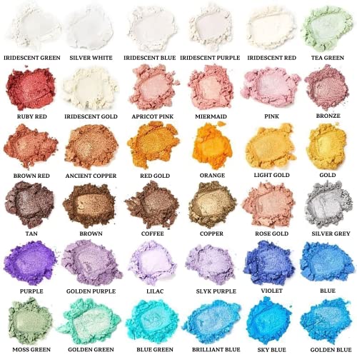 Pigmentos Mica en Polvo Smalltongue – 108 Colores (Venta Individual)