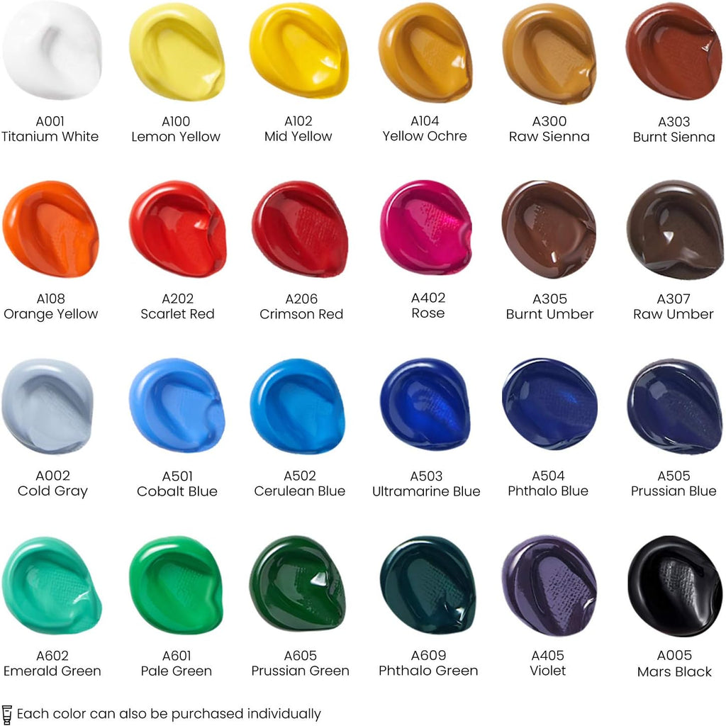Pintura Acrílica Arteza Premium - Tubos Individuales (22ml)