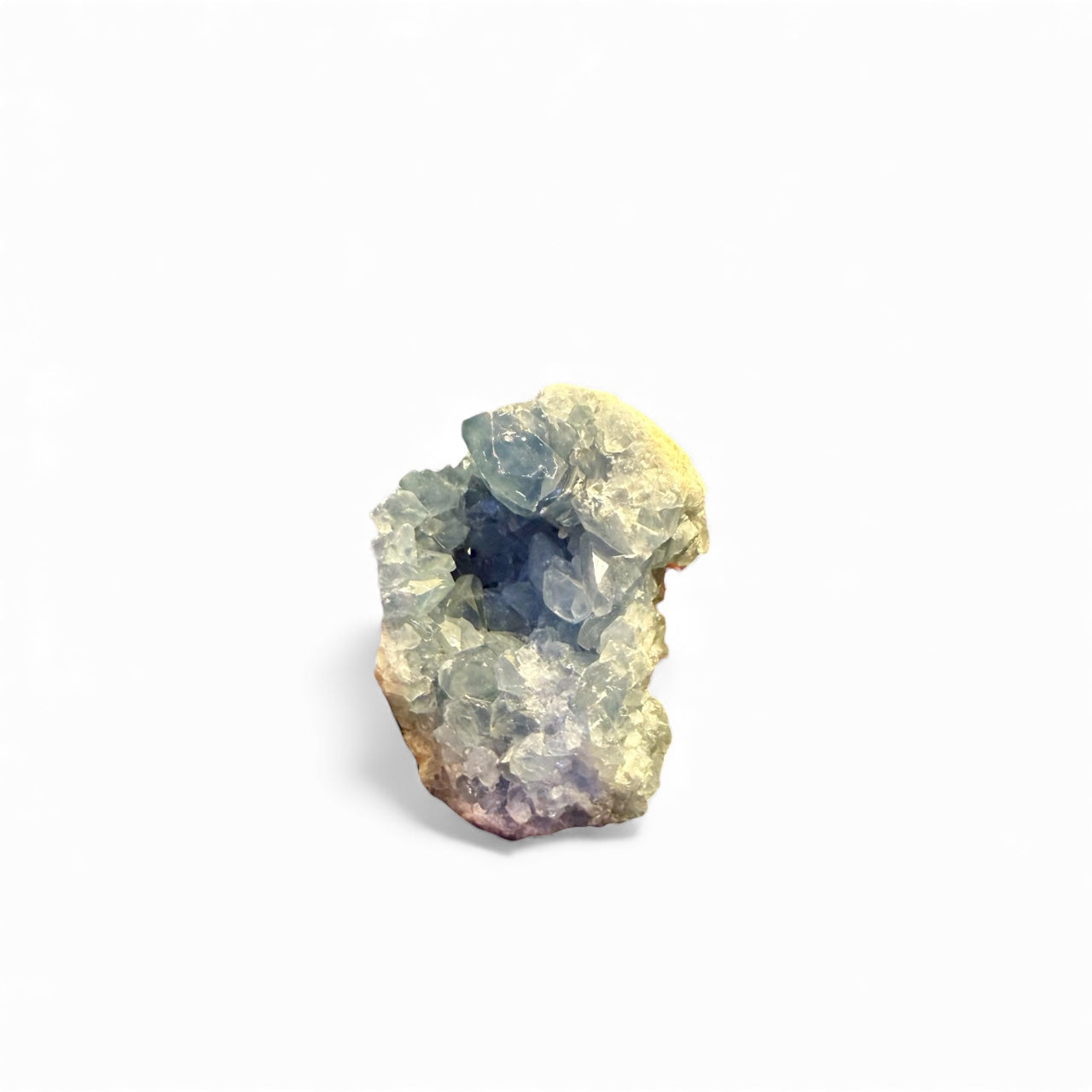 Celestite Cluster – Premium Sky-Blue Crystal