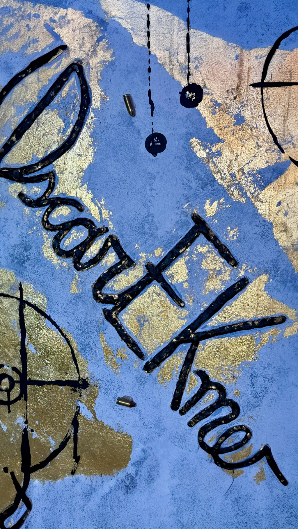 Legacy of Gold & diamonds by Oscar Ekmerdji – Signature Mixed-Media Art