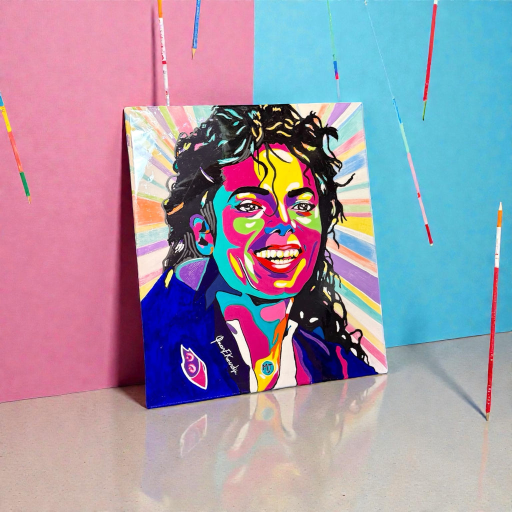 Michael Jackson – Vibrant Pop Art Portrait