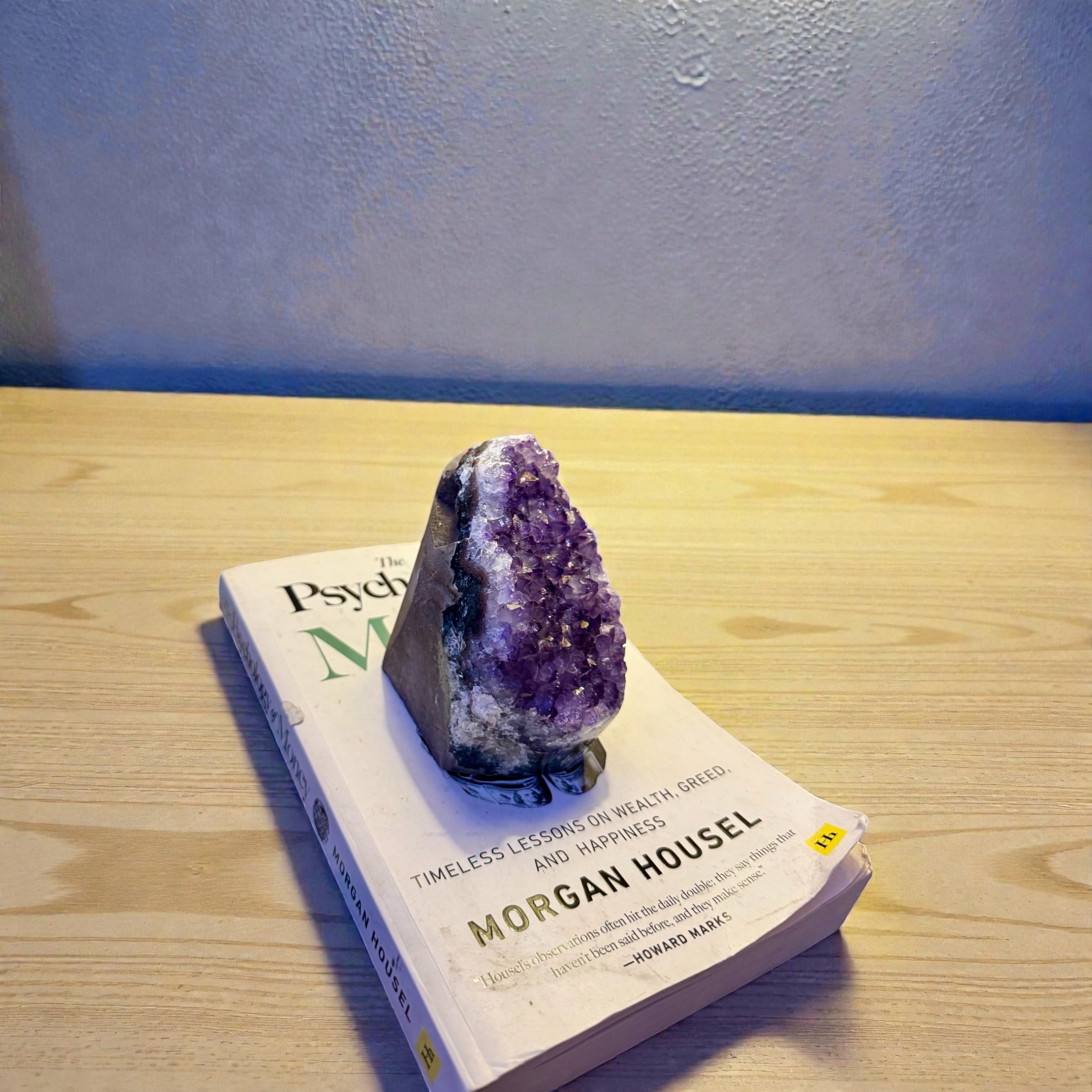 Amethyst Standing Geode – Natural Deep Purple Crystal