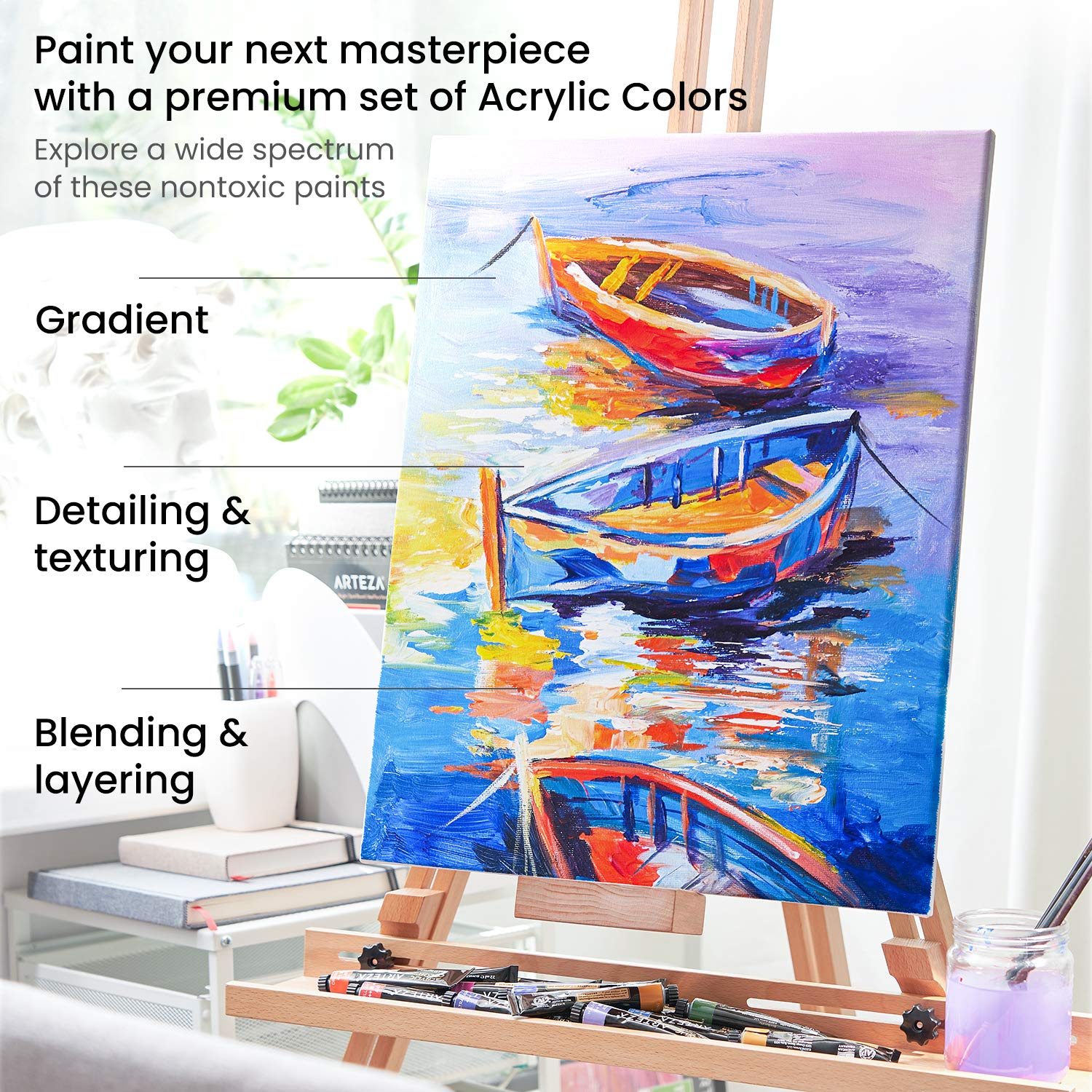 Pintura Acrílica Arteza Premium - Tubos Individuales (22ml)