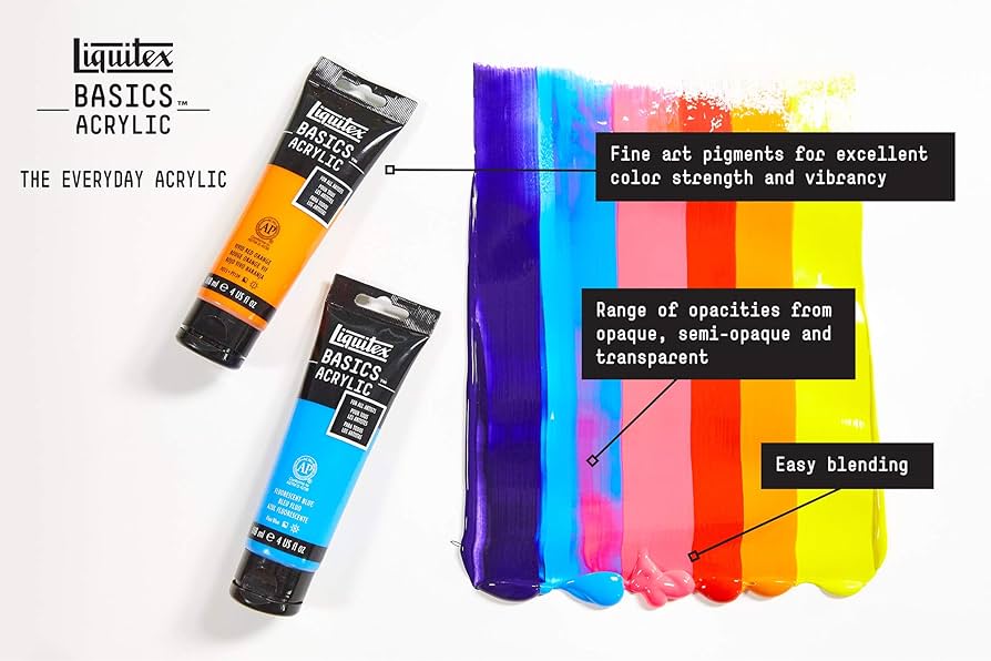 Liquitex BASICS Acrylic Paint - Prism Violet (118ml / 4 US fl oz)