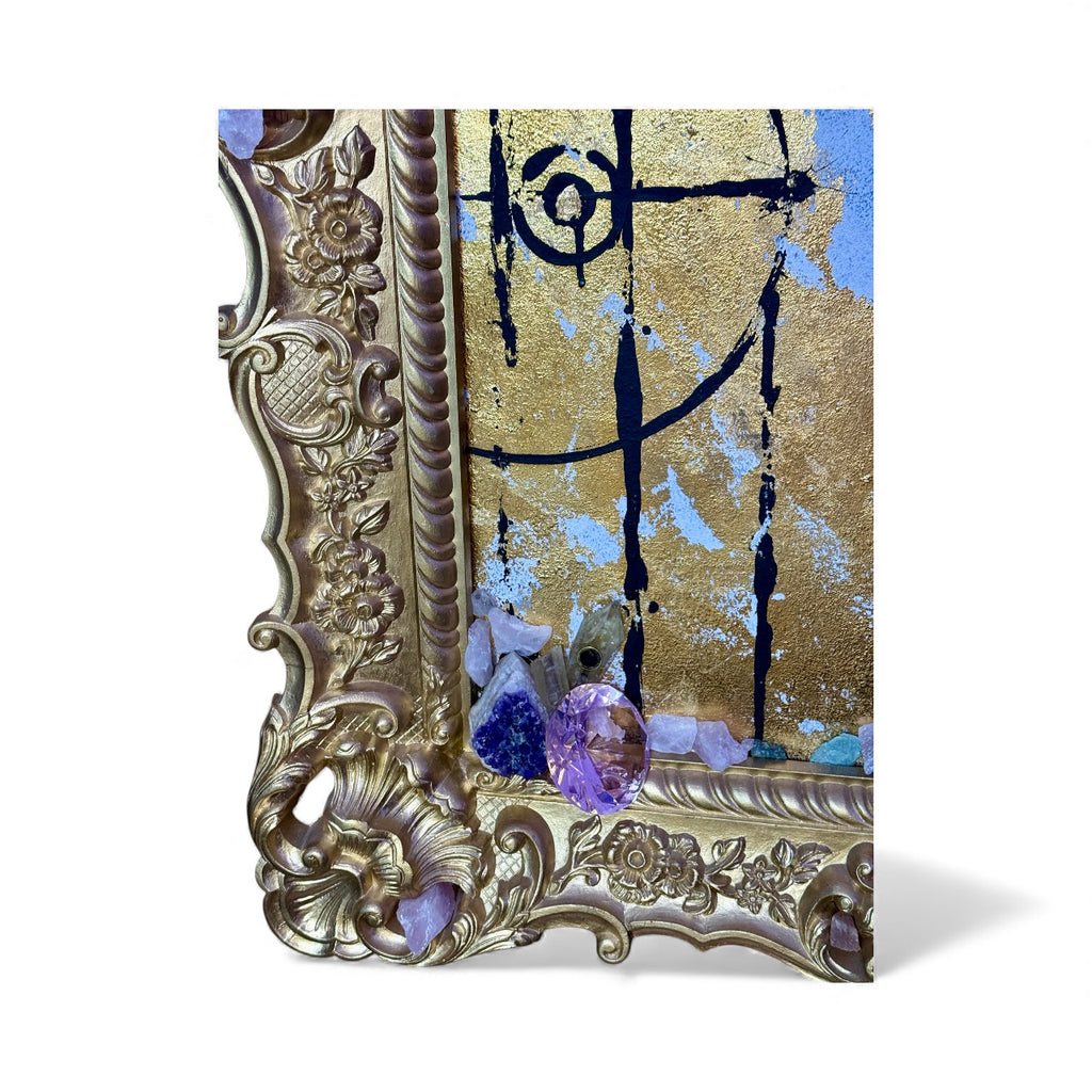 Legacy of Gold & diamonds by Oscar Ekmerdji – Signature Mixed-Media Art