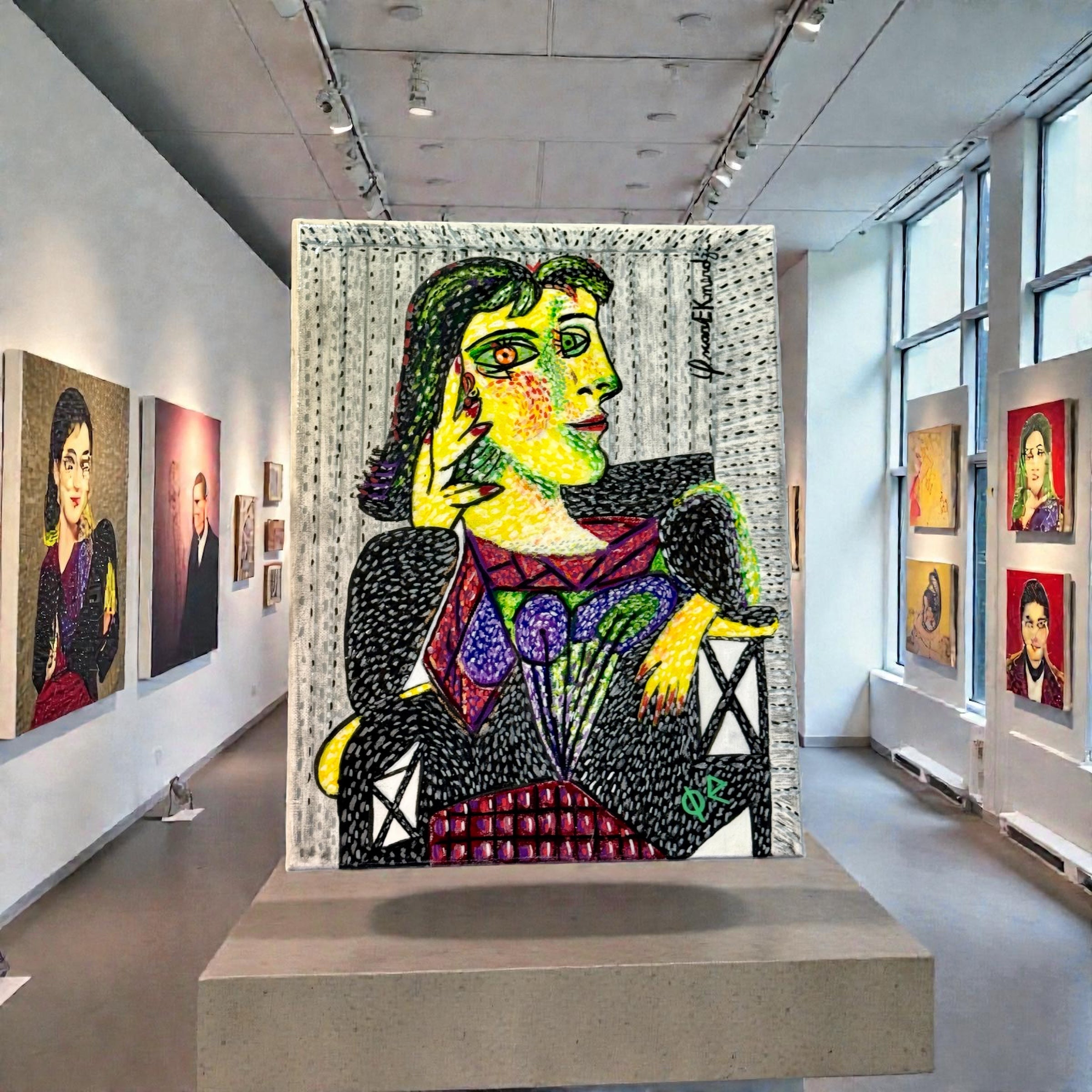 Modern Muse – Cubist Expressionist Portrait