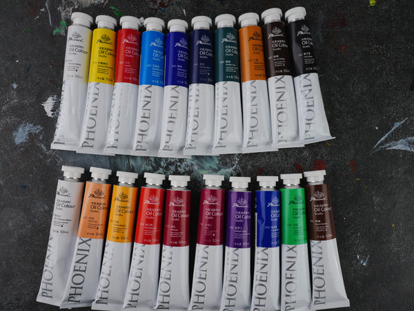 Pintura al Óleo Phoenix Studio - Tubo 50ml (Colores Individuales)