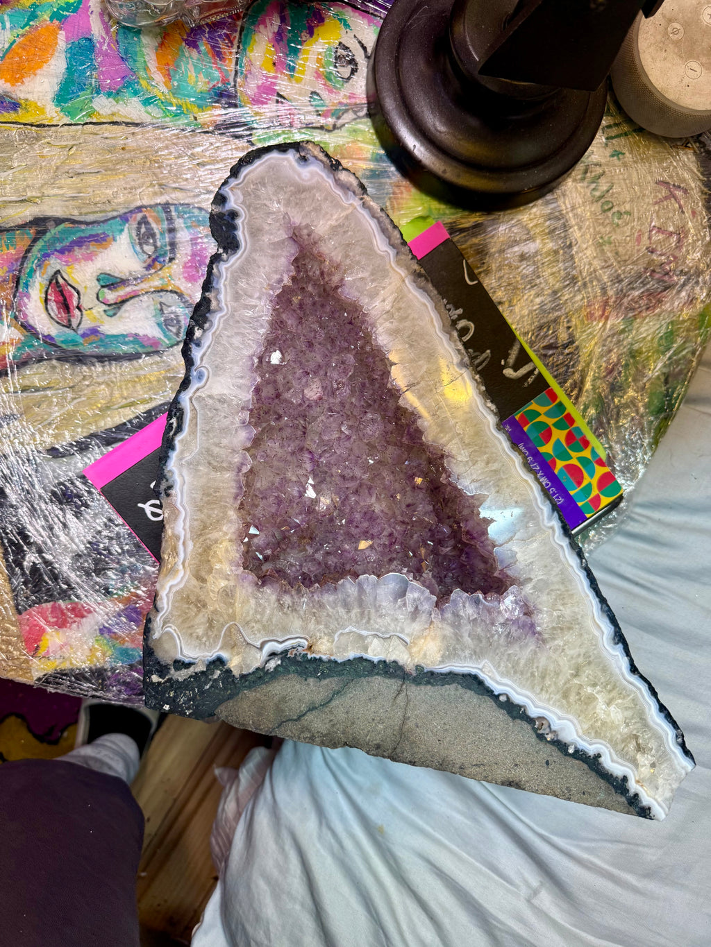 Large Natural Amethyst Cathedral – One of a Kind Collector Statement Piece