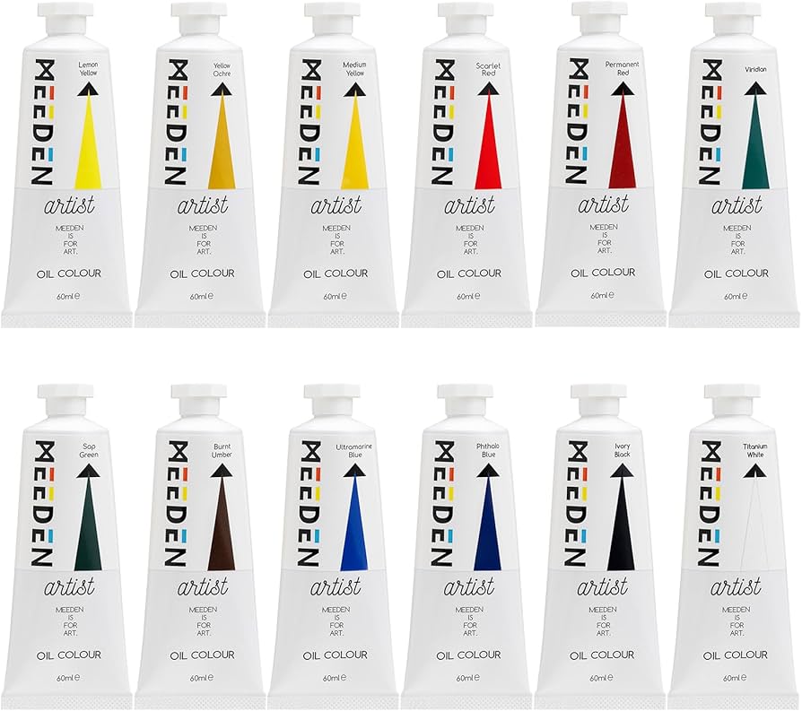 Pintura al Óleo MEEDEN Artist - Tubo 60ml (Colores Individuales)