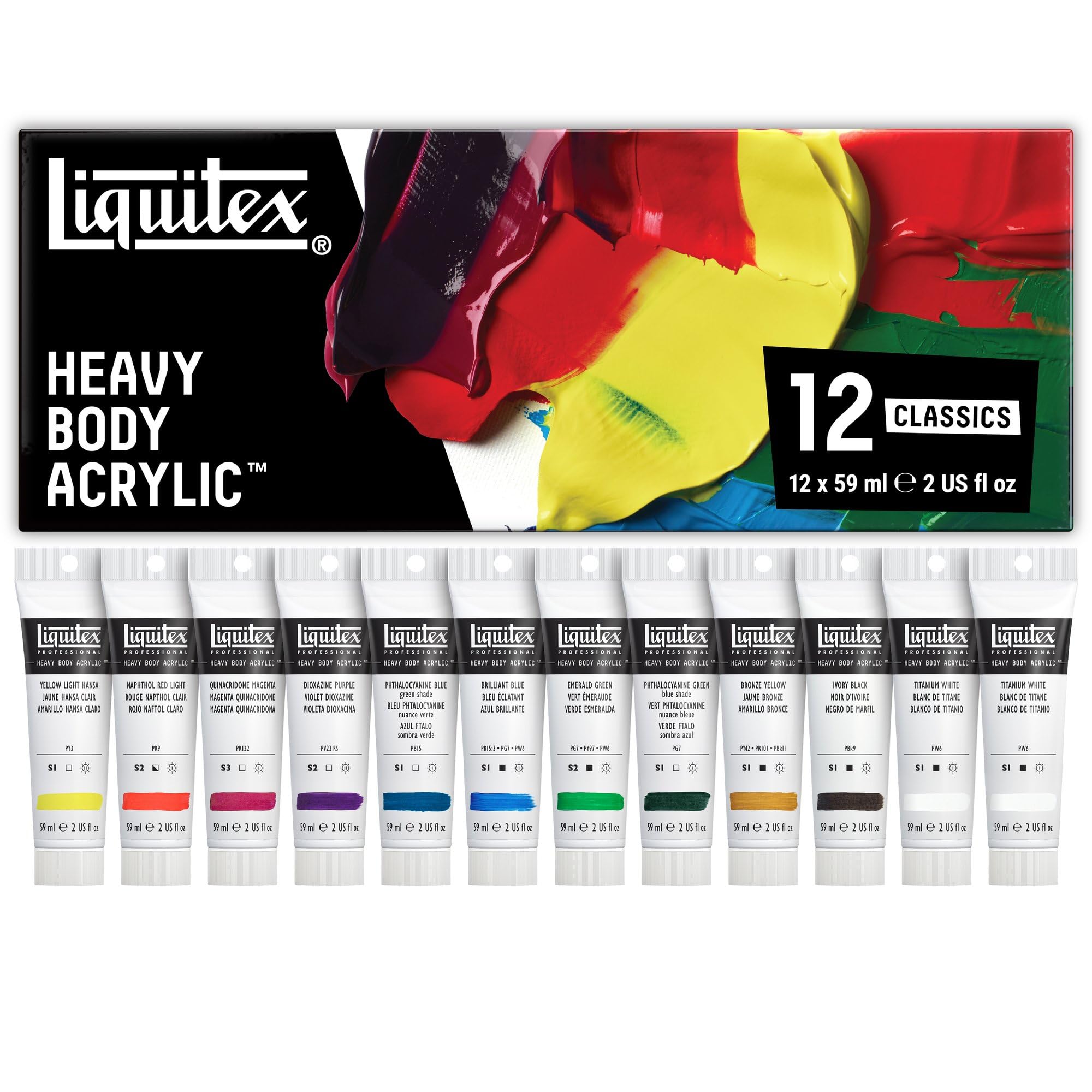 Pintura Acrílica Liquitex Professional Heavy Body – Tubo Individual (59ml)