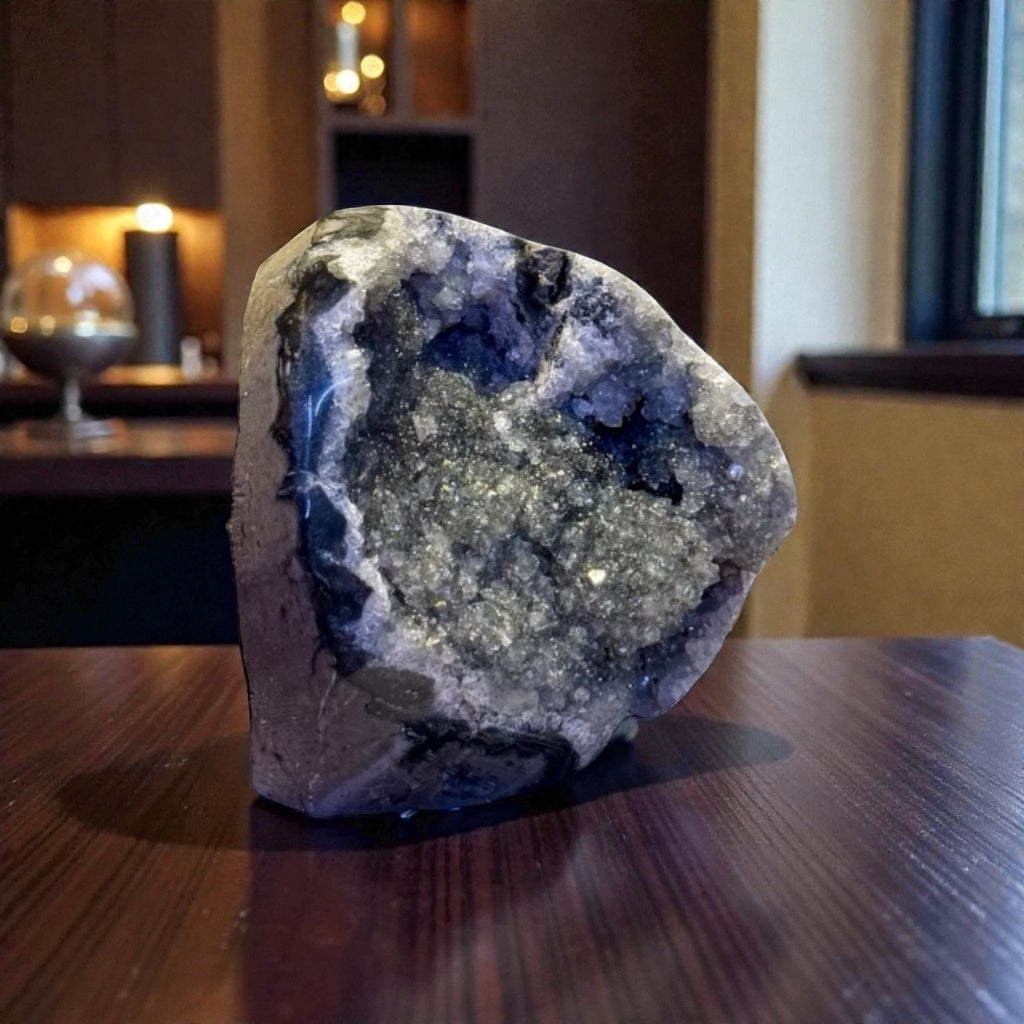 Raw Quartz Geode – Natural Sparkle Energy Stone