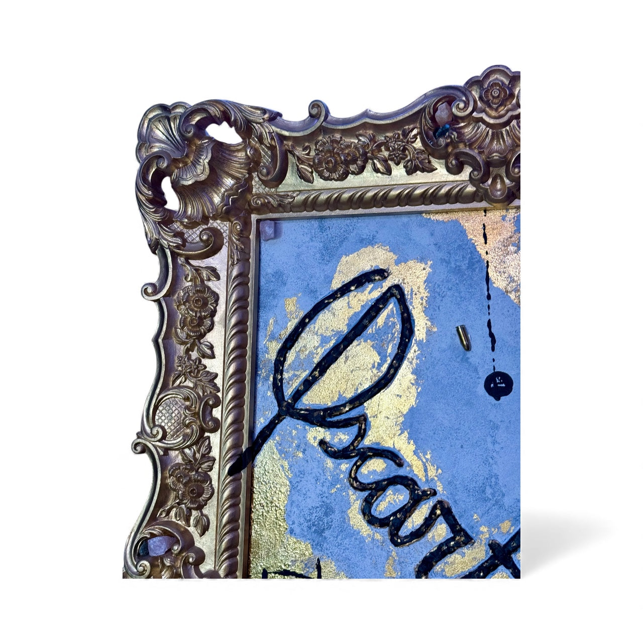 Legacy of Gold & diamonds by Oscar Ekmerdji – Signature Mixed-Media Art