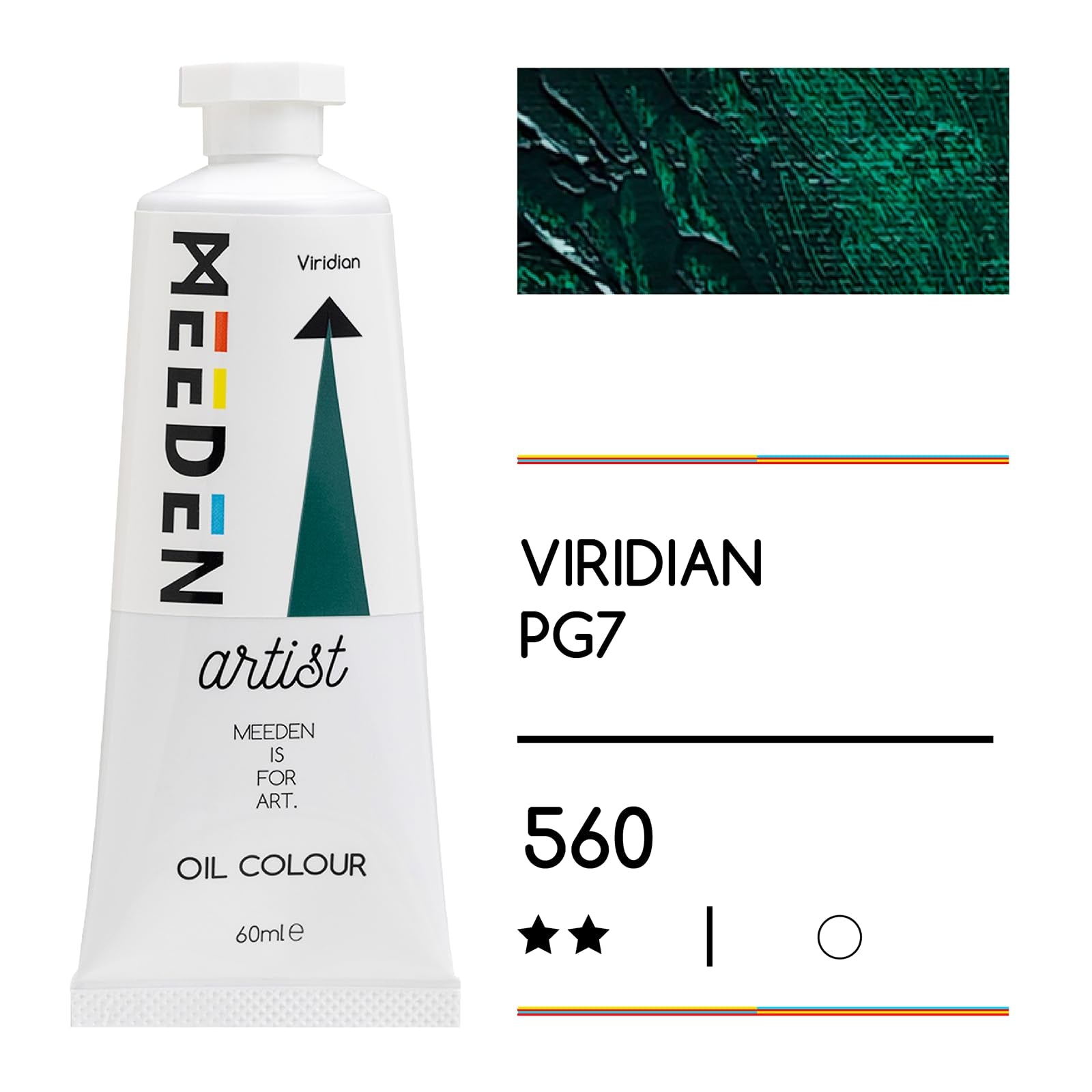 Pintura al Óleo MEEDEN Artist - Tubo 60ml (Colores Individuales)