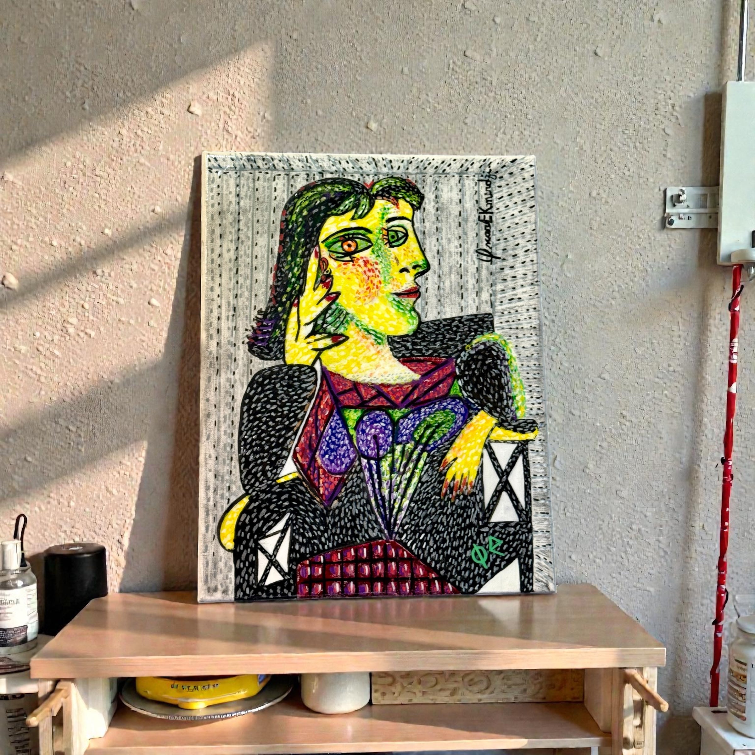 Modern Muse – Cubist Expressionist Portrait