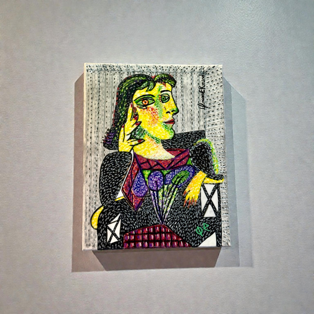 Modern Muse – Cubist Expressionist Portrait