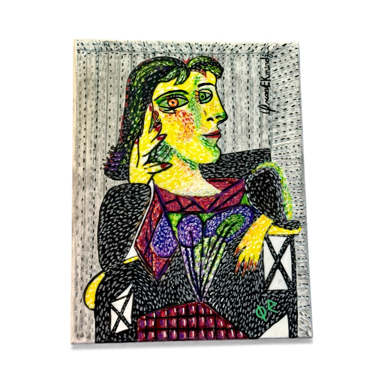 Modern Muse – Cubist Expressionist Portrait