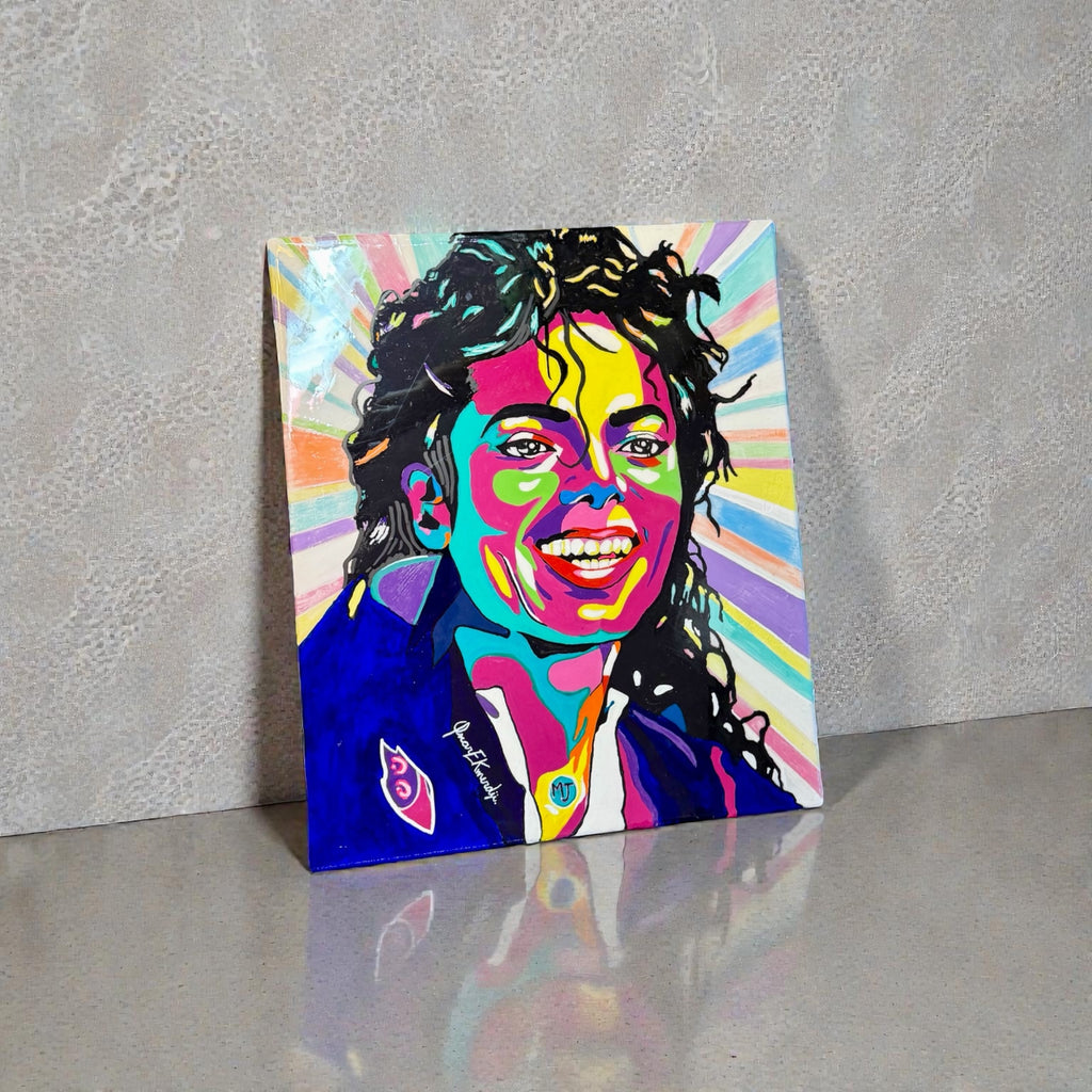 Michael Jackson – Vibrant Pop Art Portrait