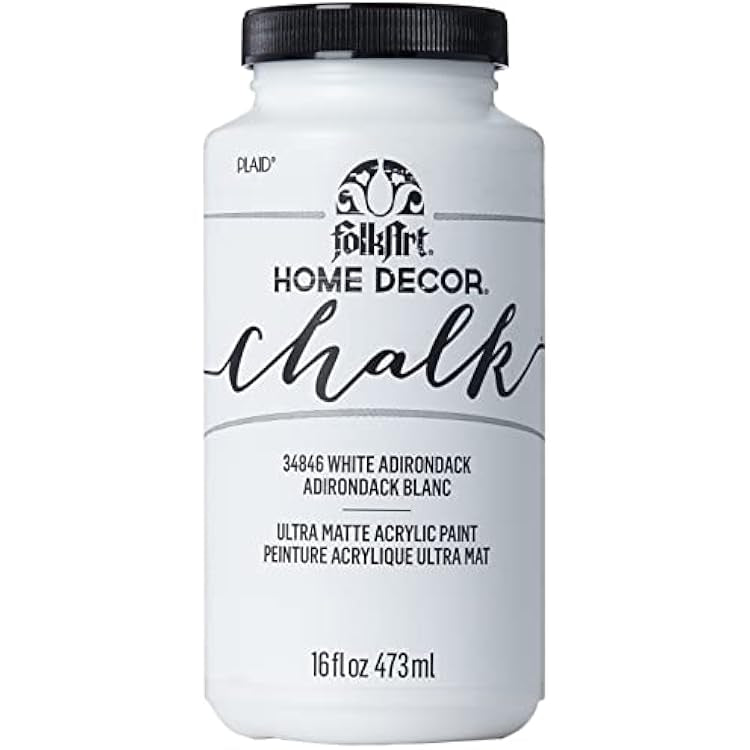 Pintura a la Tiza Craft Smart® (Chalk Paint) – Color blanco simple(473ml)