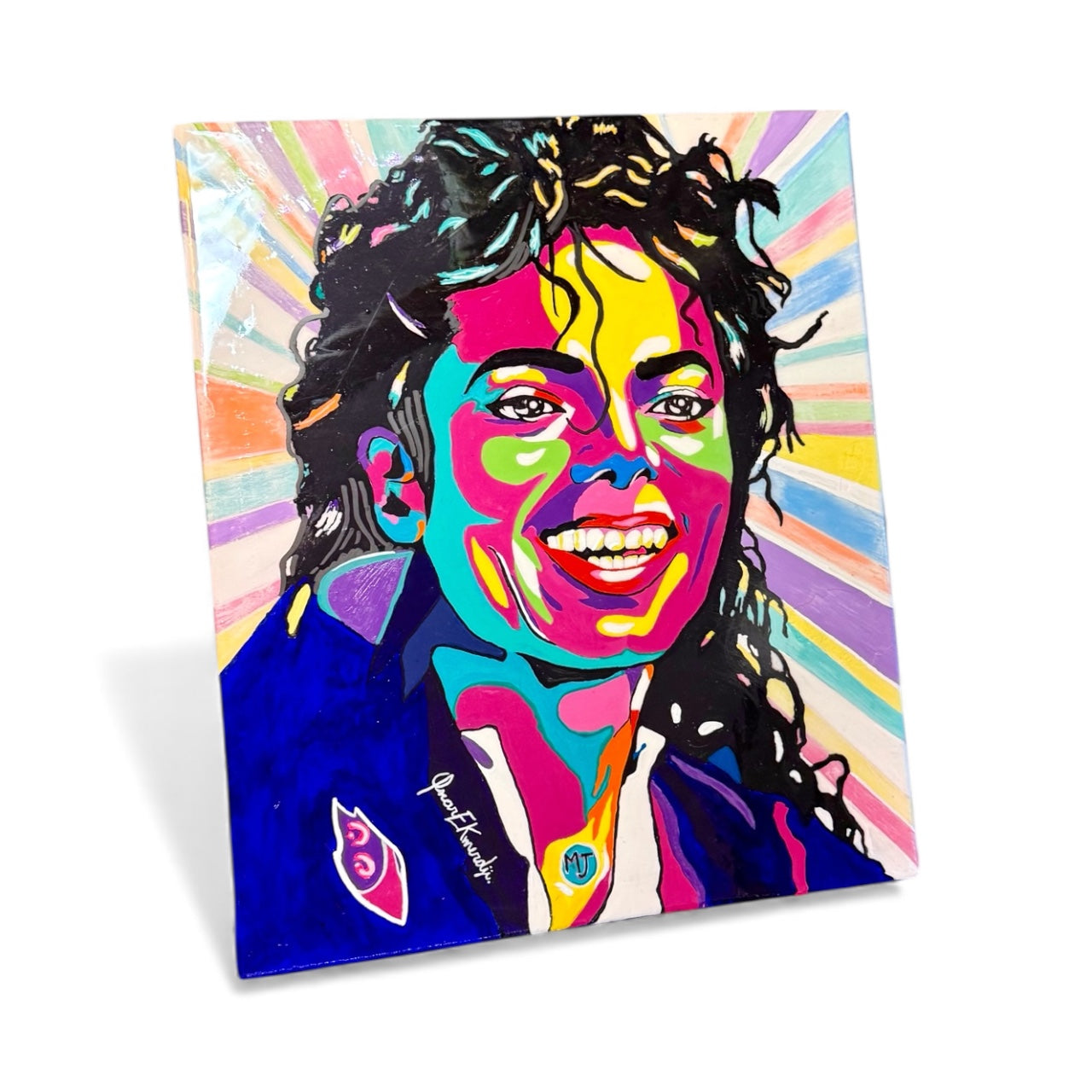 Michael Jackson – Vibrant Pop Art Portrait