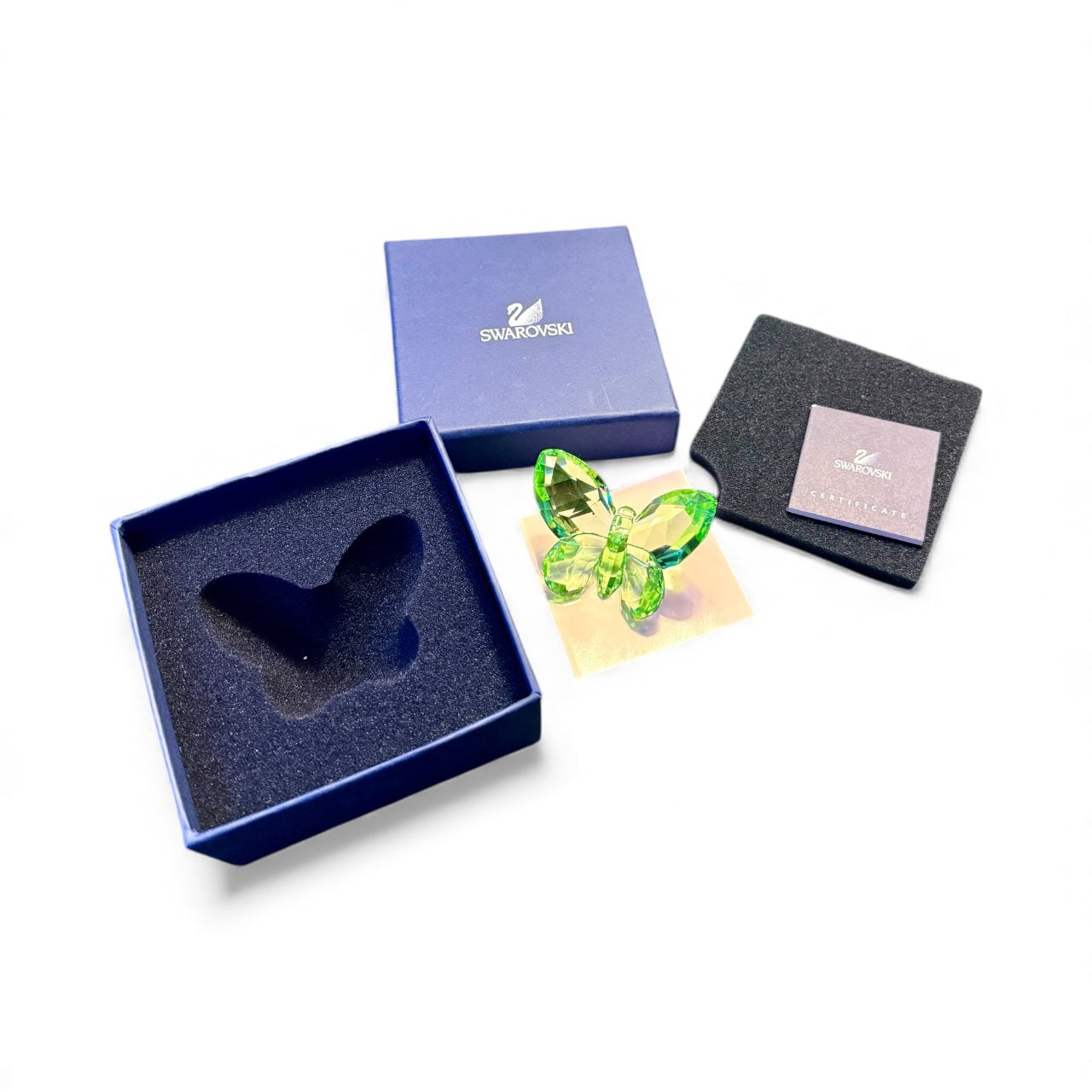 Swarovski Green Crystal Butterfly – Collectible Figurine