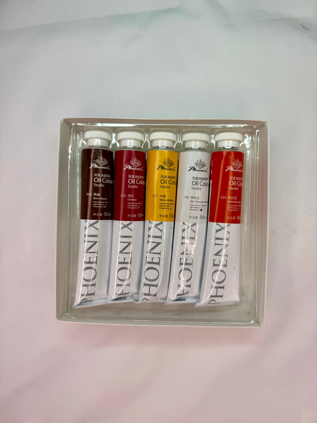 Pintura al Óleo Phoenix Studio - Tubo 50ml (Colores Individuales)