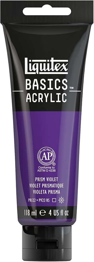 Liquitex BASICS Acrylic Paint - Prism Violet (118ml / 4 US fl oz)