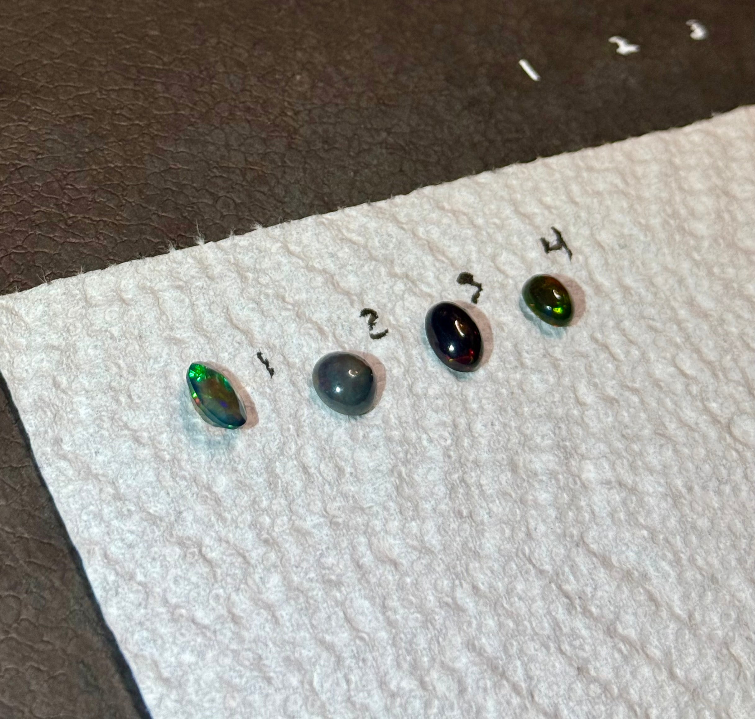 Natural Ethiopian Black Opal – Loose Gemstone ($24.99 each)