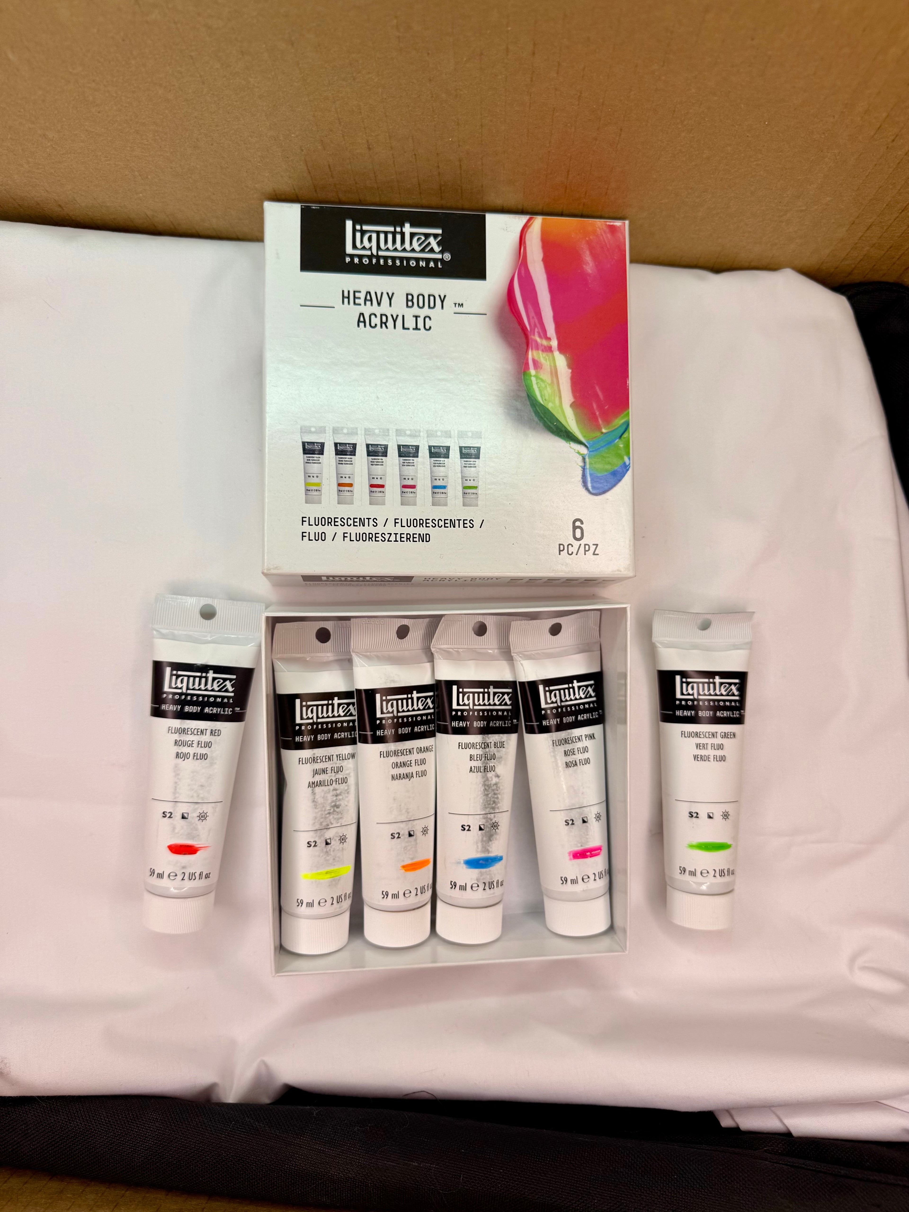 Pintura Acrílica Liquitex Professional Heavy Body Fluorescente – Tubo Individual (59ml)