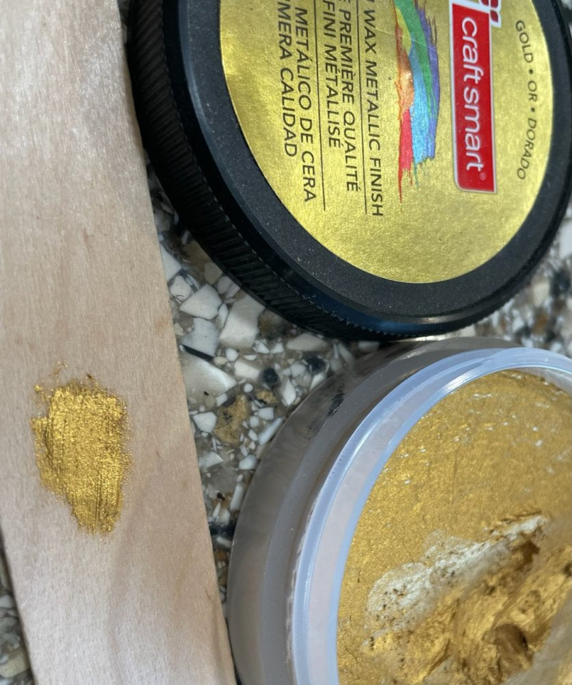 Cera para Acabado Metálico Craft Smart (Gold / Oro) – 40g