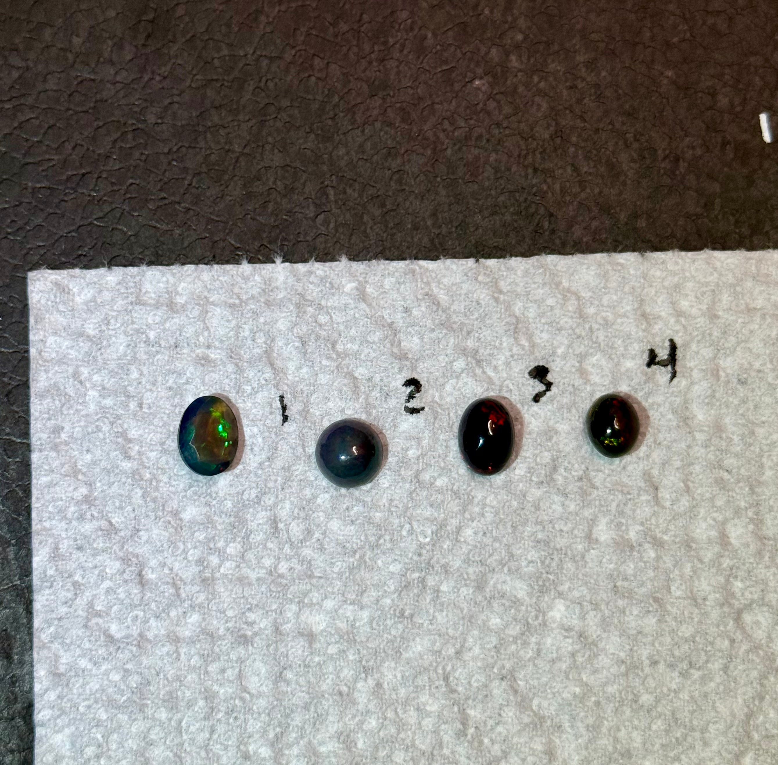 Natural Ethiopian Black Opal – Loose Gemstone ($24.99 each)