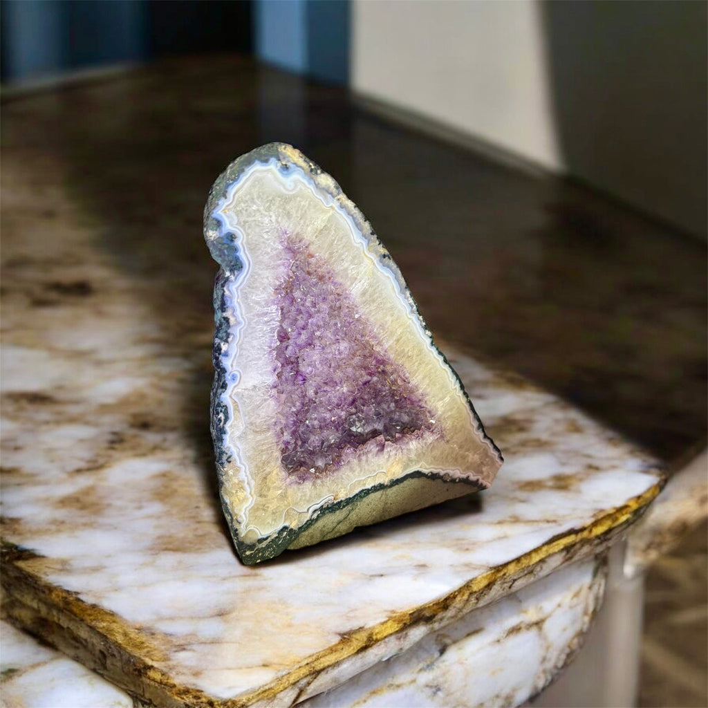 Large Natural Amethyst Cathedral – One of a Kind Collector Statement Piece