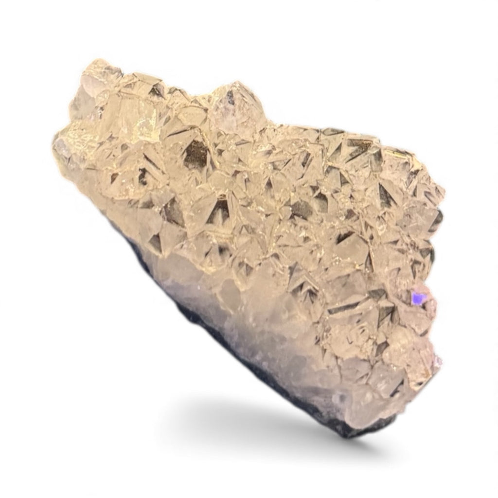 Clear Ice Druzy Quartz Cluster – Premium Crystal Specimen