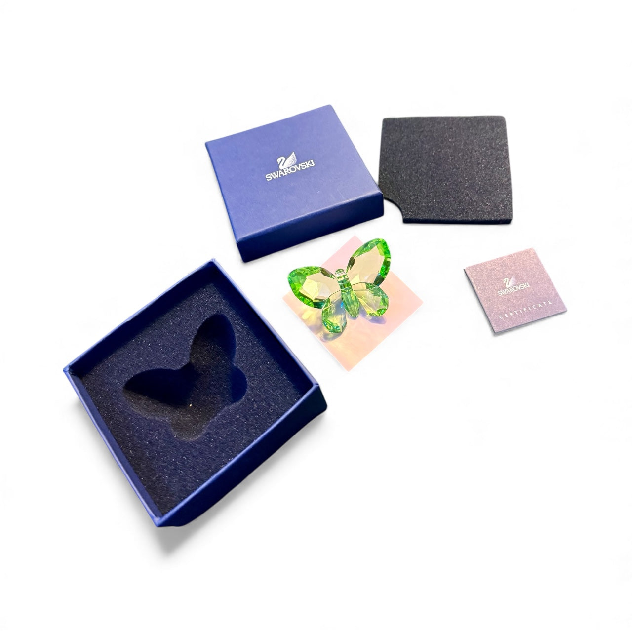 Swarovski Green Crystal Butterfly – Collectible Figurine