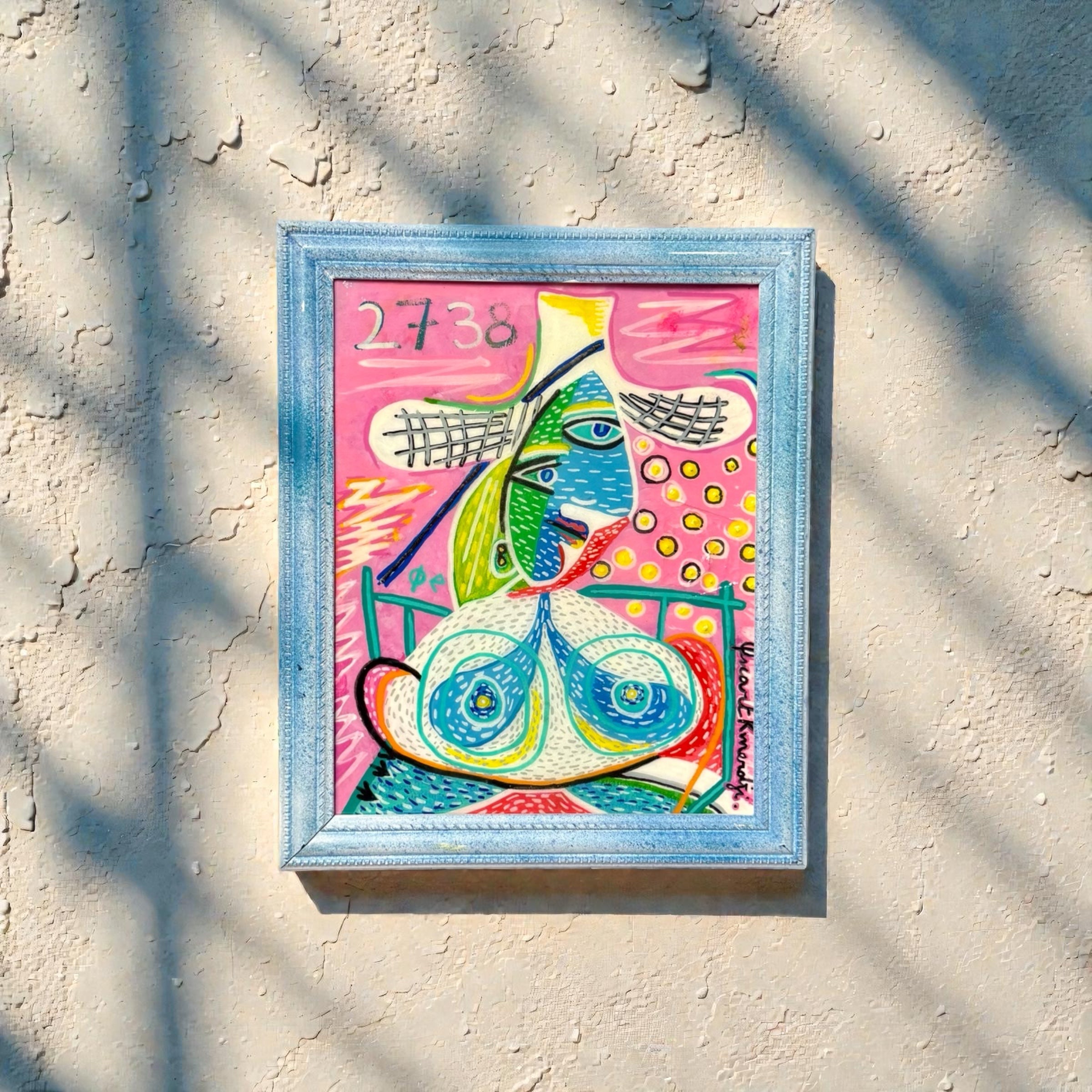 2738 – Blue Frame Muse – OSCAR EKMERDJI