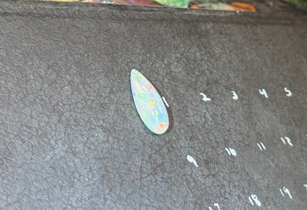 Large Ethiopian Welo Opal – Teardrop Cabochon | Natural Loose Gemstone ($179.99)