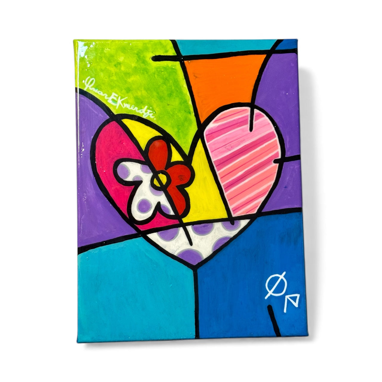 Colorful Heart – Modern Pop Art Painting