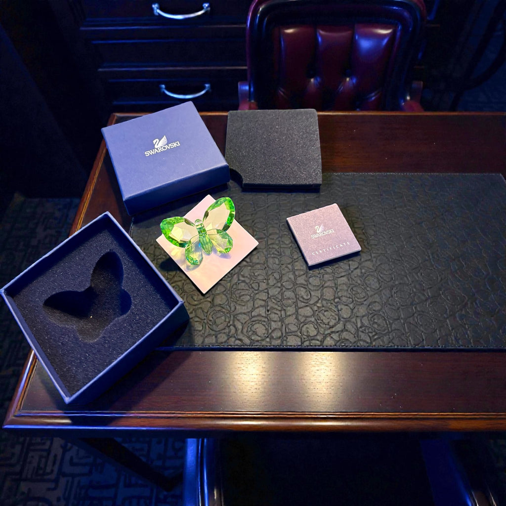 Swarovski Green Crystal Butterfly – Collectible Figurine
