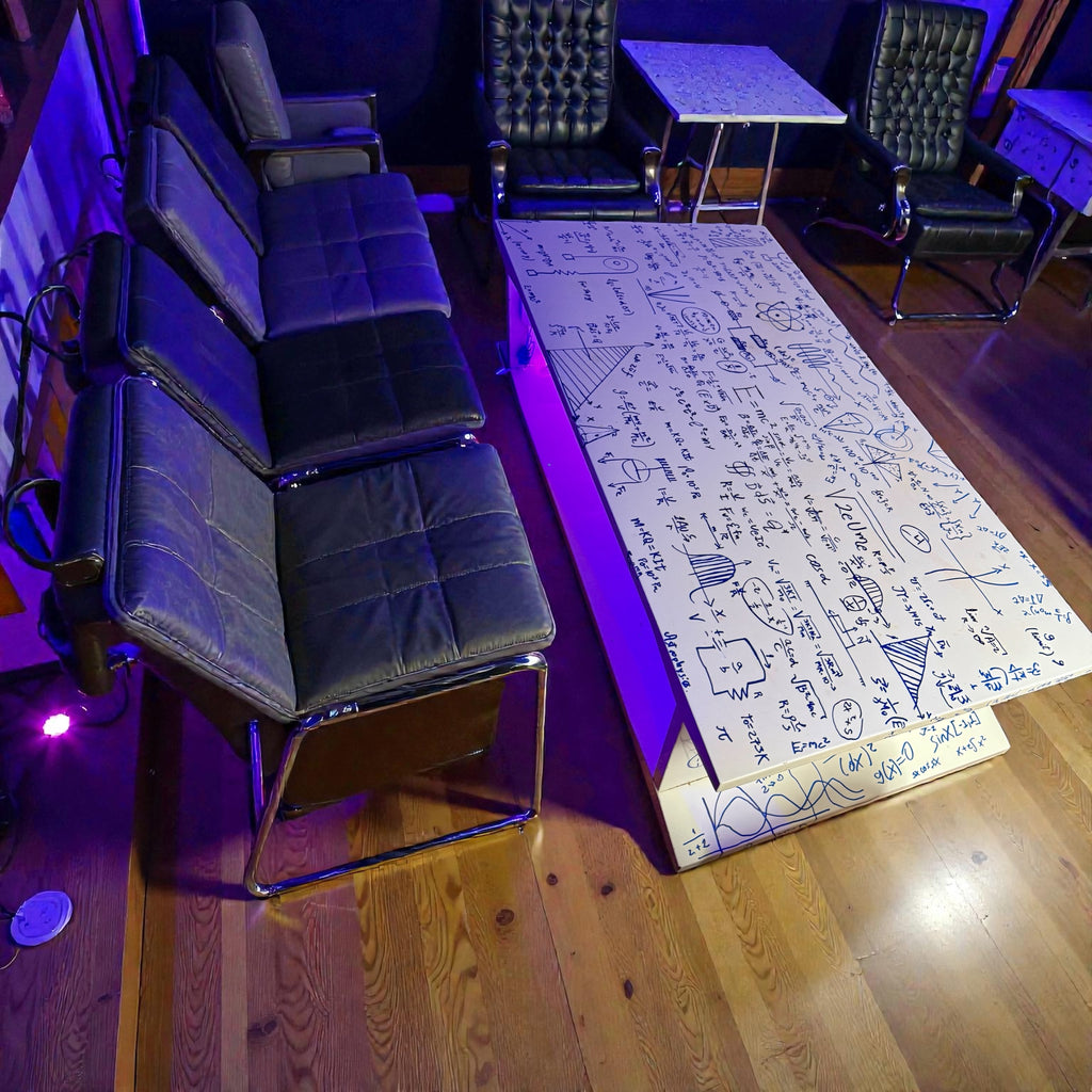 The Infinity Equations Table
- Painted Math & Physics Equations