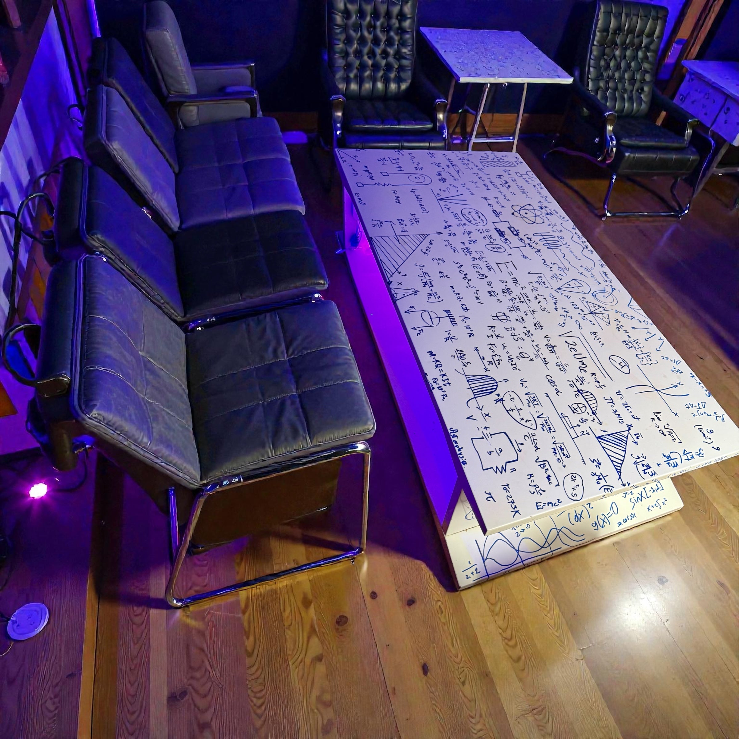 The Infinity Equations Table
- Painted Math & Physics Equations