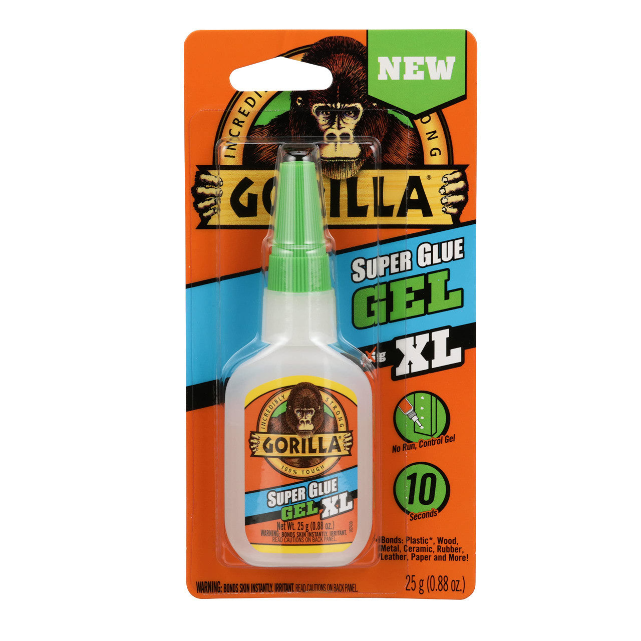 Gorilla Super Glue Gel – Pegamento Instantáneo de Alta Resistencia (15g)