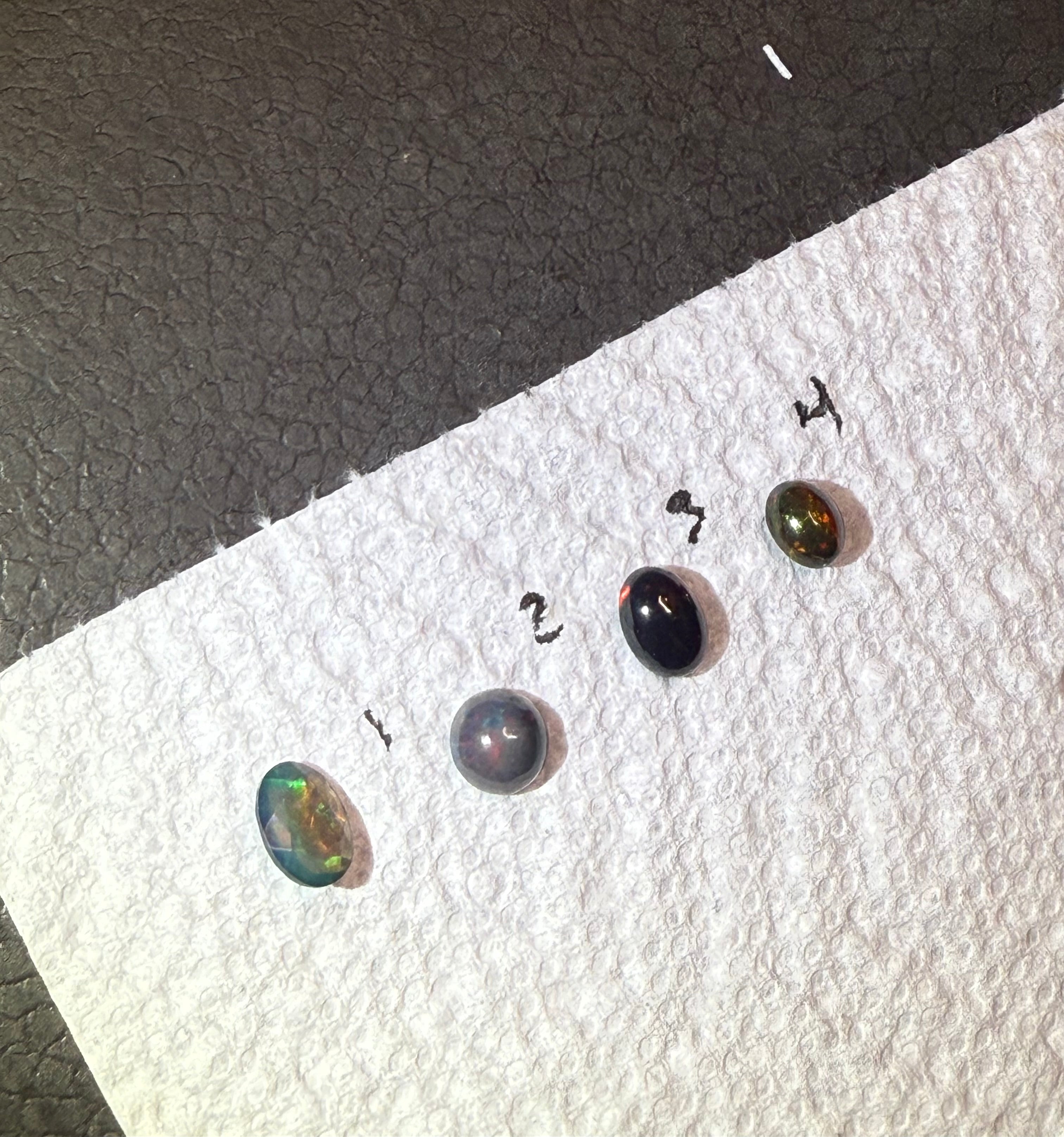 Natural Ethiopian Black Opal – Loose Gemstone ($24.99 each)