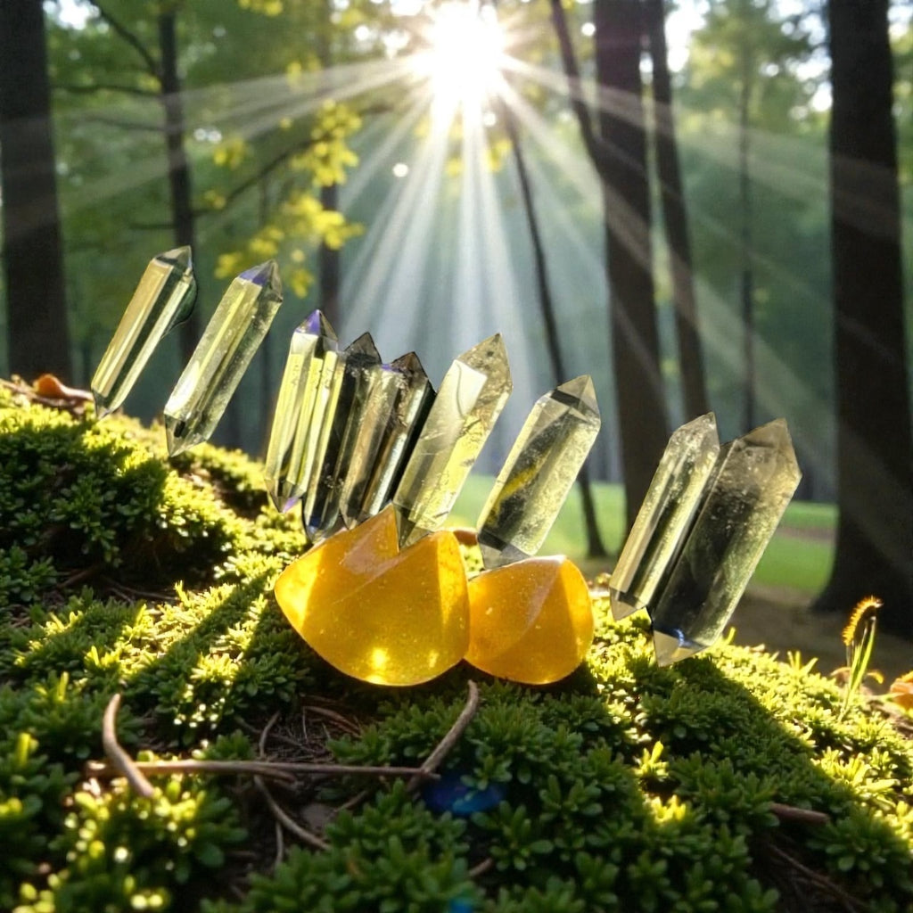 Natural Citrine Points – High-Grade Solar Energy Crystals