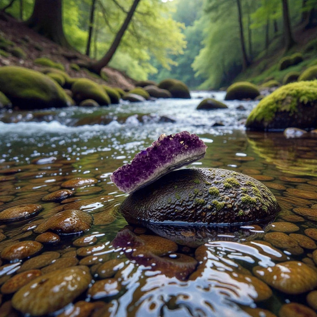 Amethyst Mini Cluster – Natural Purple Healing Crystal