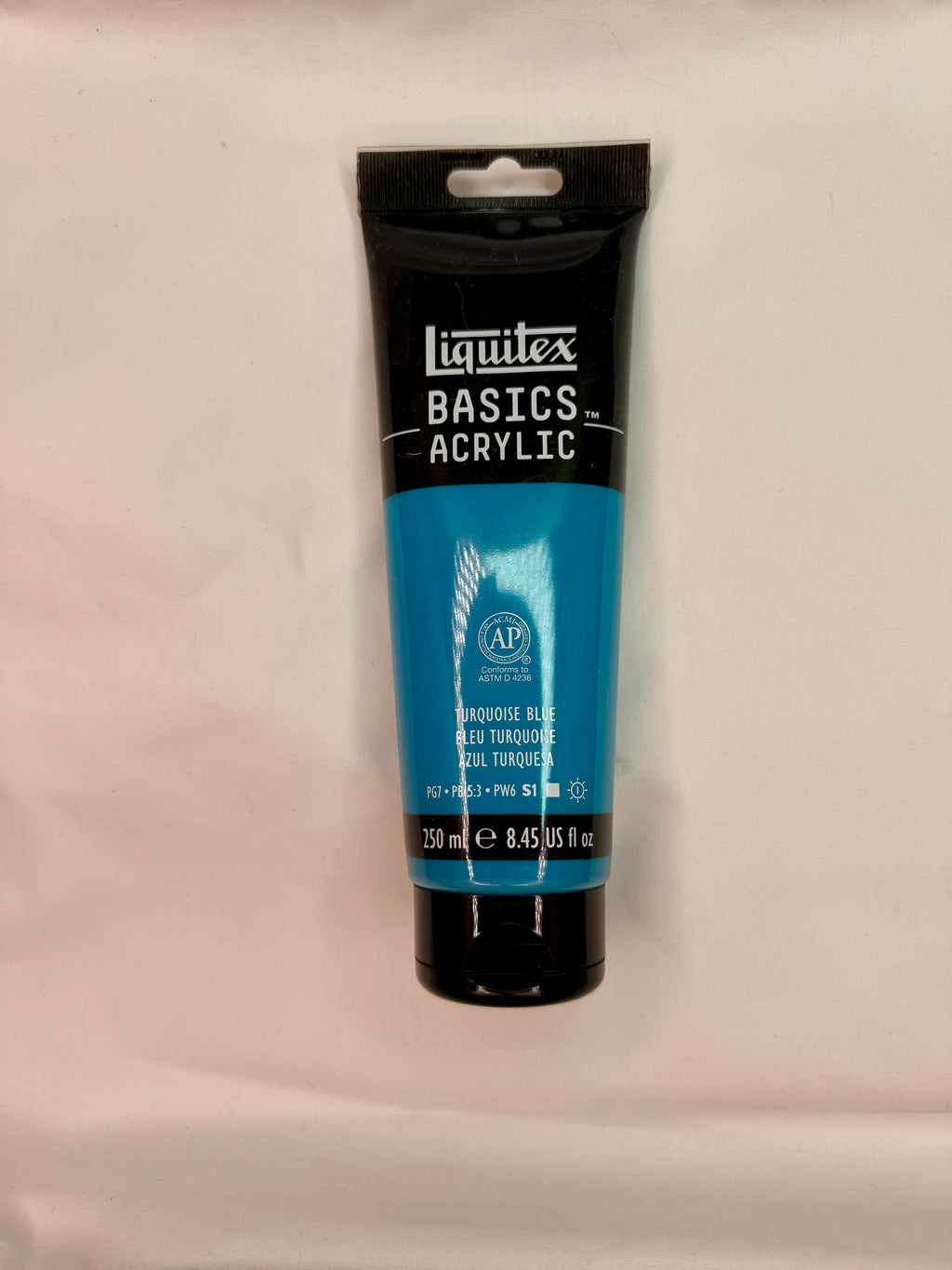 Liquitex Basics Acrylic Paint - Turquoise Blue (250ml)