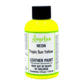 Pintura para Cuero Angelus Neon - Tropic Sun Yellow (4oz / 118ml)